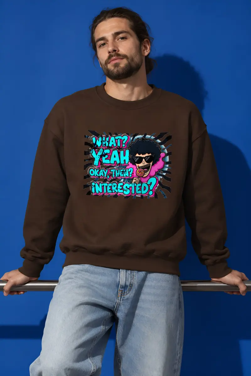 "Don't Care Pop Culture" Heavy Blend Unisex Crewneck Sweatshirt