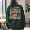 "Don't Talk With A Stranger" Heavy Blend Unisex Crewneck Sweatshirt | Gildan 18000