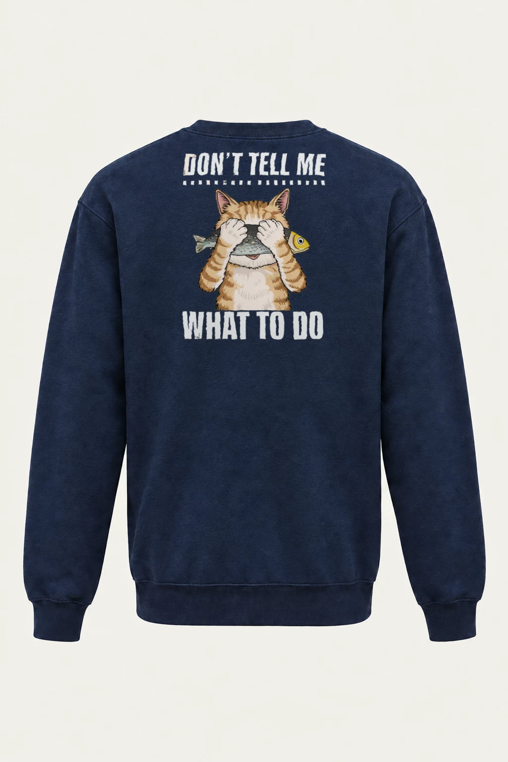 "Don't Tell Me" Heavy Blend Unisex Crewneck Sweatshirt | Gildan 18000