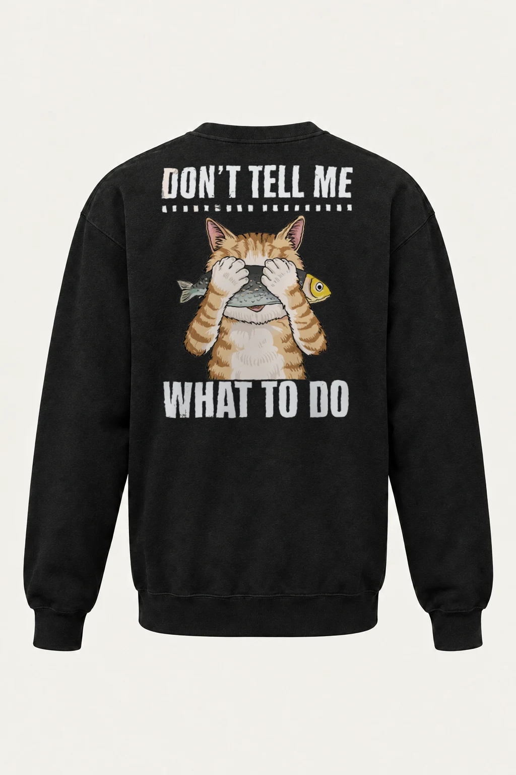 "Don't Tell Me" Heavy Blend Unisex Crewneck Sweatshirt | Gildan 18000