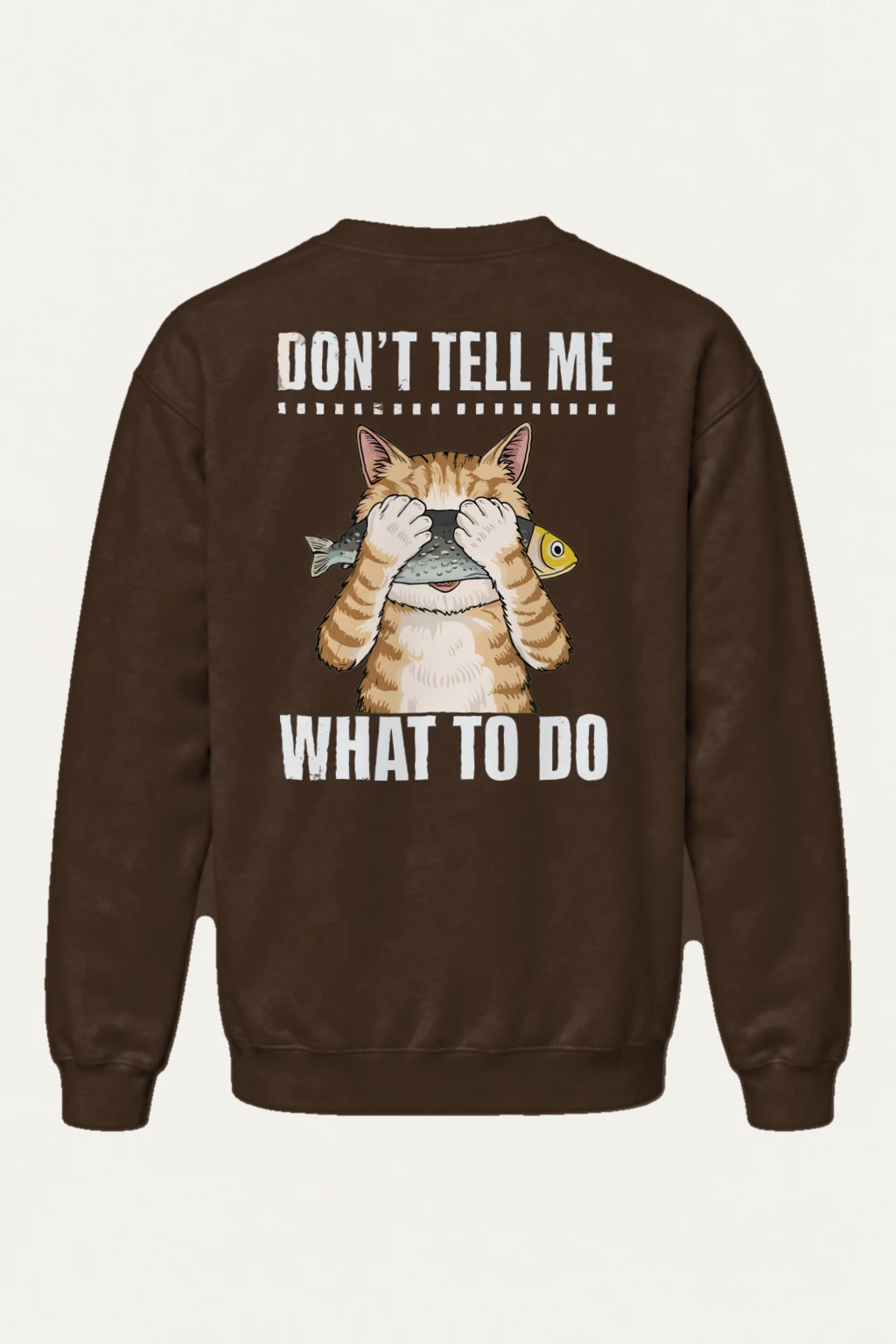 "Don't Tell Me" Heavy Blend Unisex Crewneck Sweatshirt | Gildan 18000