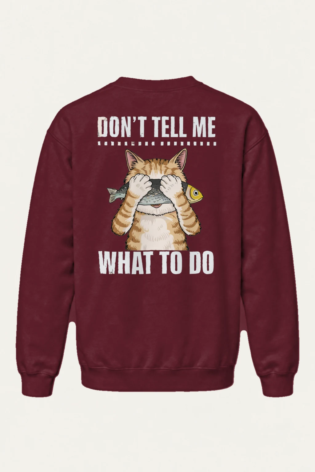 "Don't Tell Me" Heavy Blend Unisex Crewneck Sweatshirt | Gildan 18000
