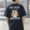 "Don't Tell Me" Heavyweight Unisex Crewneck T-shirt | Gildan 5000