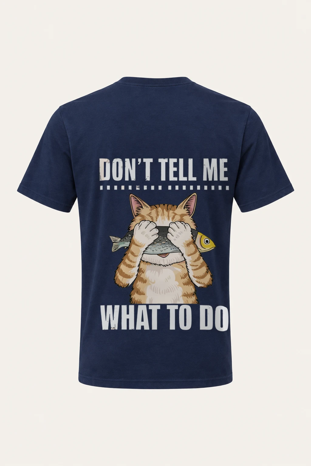 "Don't Tell Me" Heavyweight Unisex Crewneck T-shirt | Gildan 5000