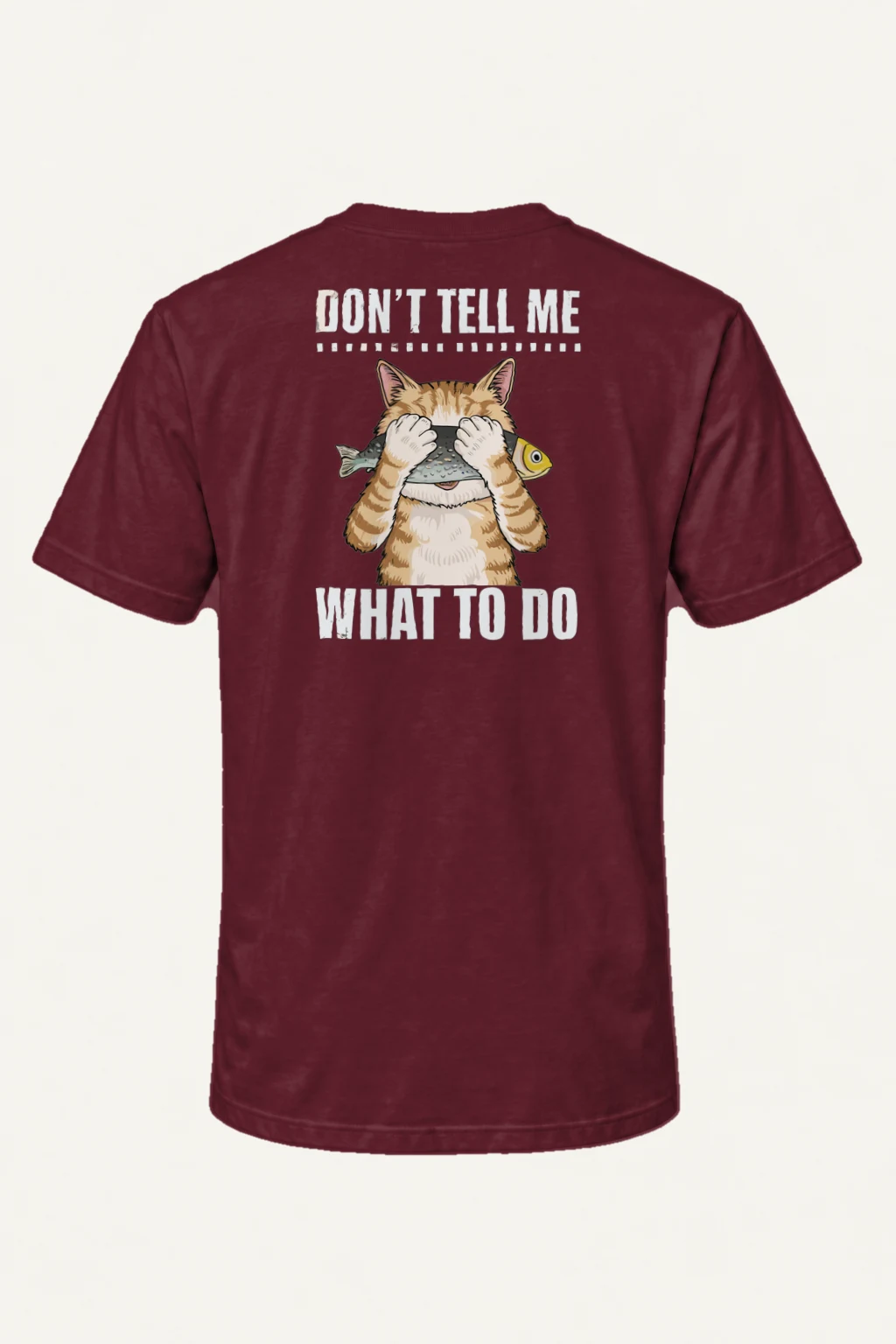 "Don't Tell Me" Heavyweight Unisex Crewneck T-shirt | Gildan 5000