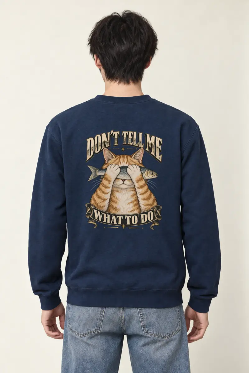 "Don't Tell Me What To Do" Heavy Blend Unisex Crewneck Sweatshirt