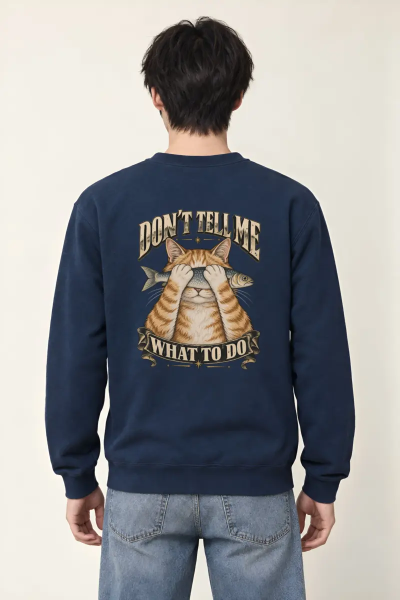 "Don't Tell Me What To Do" Heavy Blend Unisex Crewneck Sweatshirt