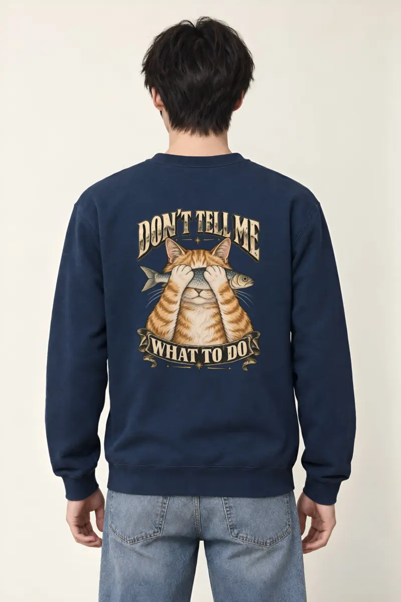 "Don't Tell Me What To Do" Heavy Blend Unisex Crewneck Sweatshirt