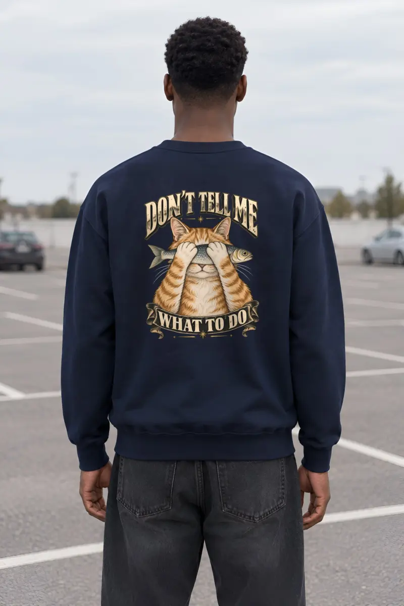 "Don't Tell Me What To Do" Heavy Blend Unisex Crewneck Sweatshirt