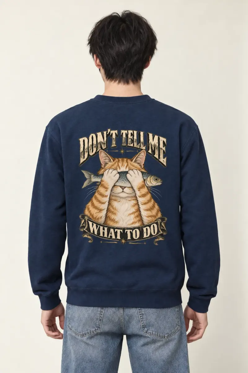 "Don't Tell Me What To Do" Heavy Blend Unisex Crewneck Sweatshirt