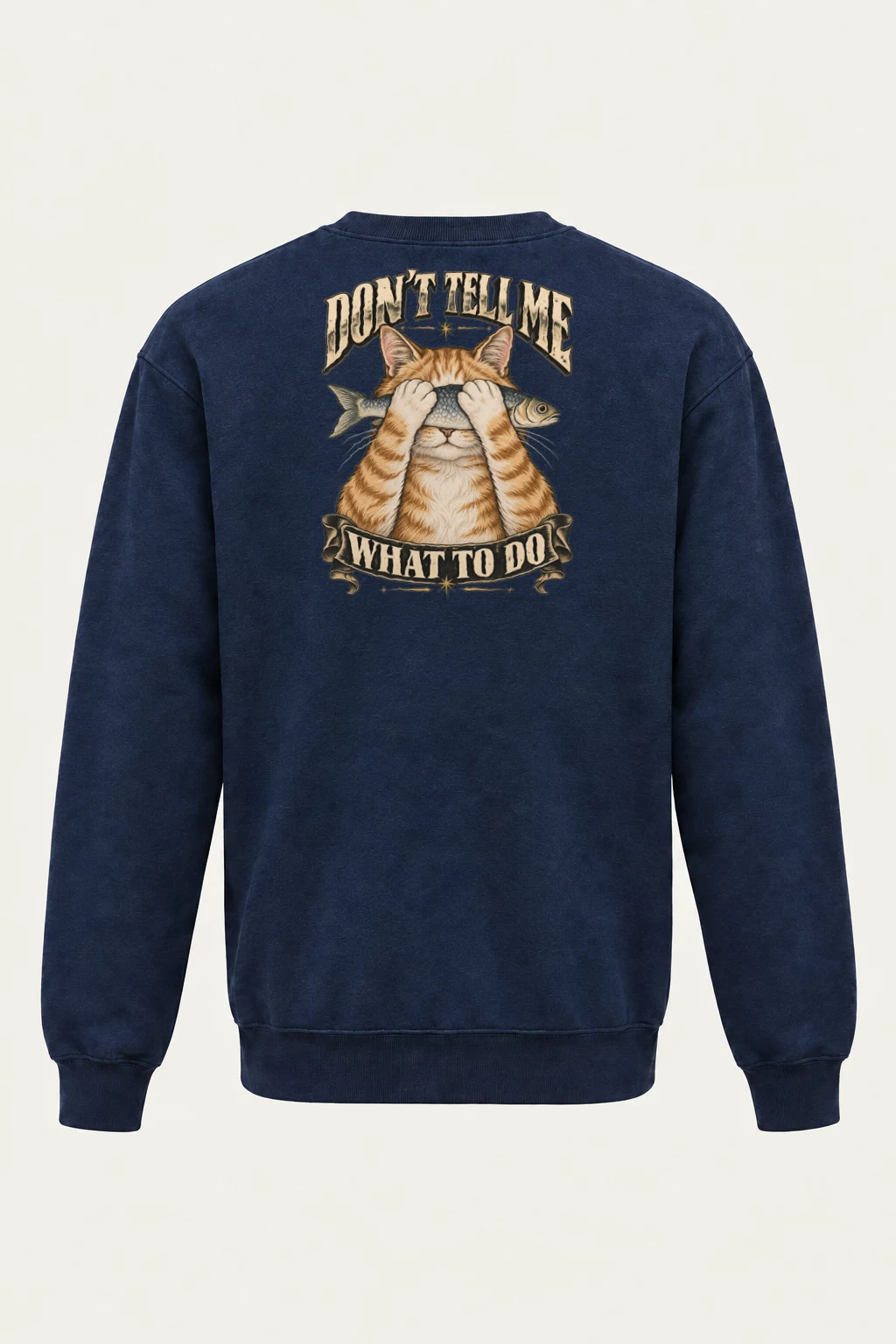 "Don't Tell Me What To Do" Heavy Blend Unisex Crewneck Sweatshirt | Gildan 18000