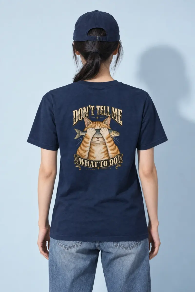 "Don't Tell Me What To Do" Heavyweight Unisex Crewneck T-shirt