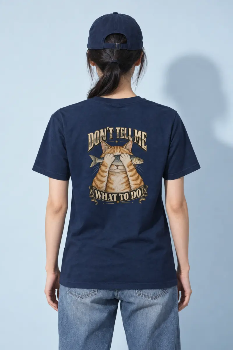 "Don't Tell Me What To Do" Heavyweight Unisex Crewneck T-shirt
