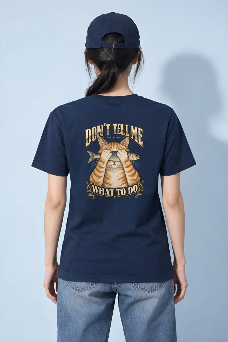"Don't Tell Me What To Do" Heavyweight Unisex Crewneck T-shirt