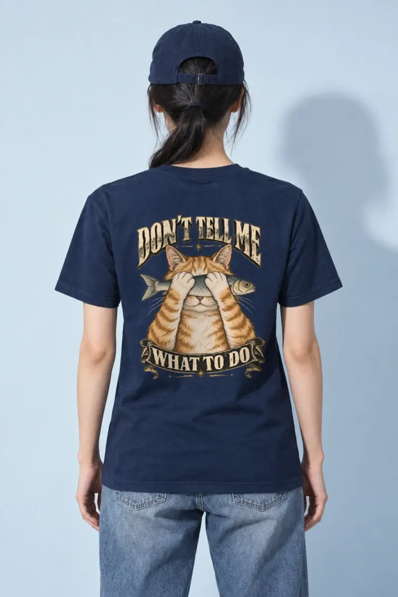 "Don't Tell Me What To Do" Heavyweight Unisex Crewneck T-shirt