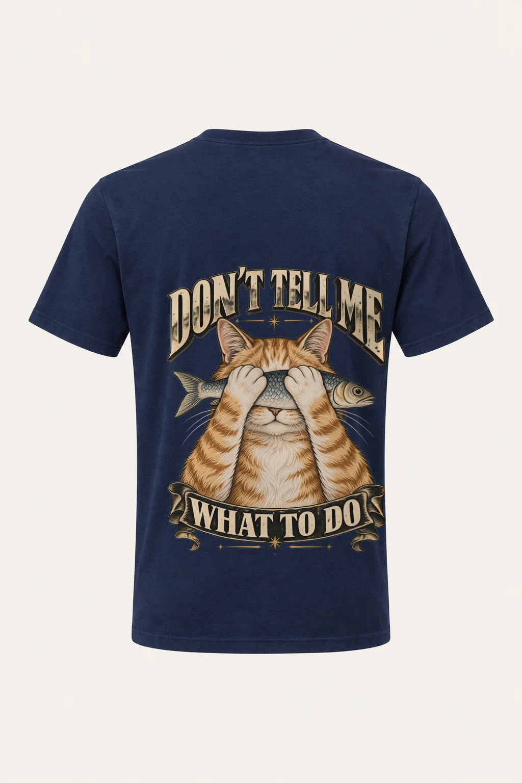 "Don't Tell Me What To Do" Heavyweight Unisex Crewneck T-shirt | Gildan 5000