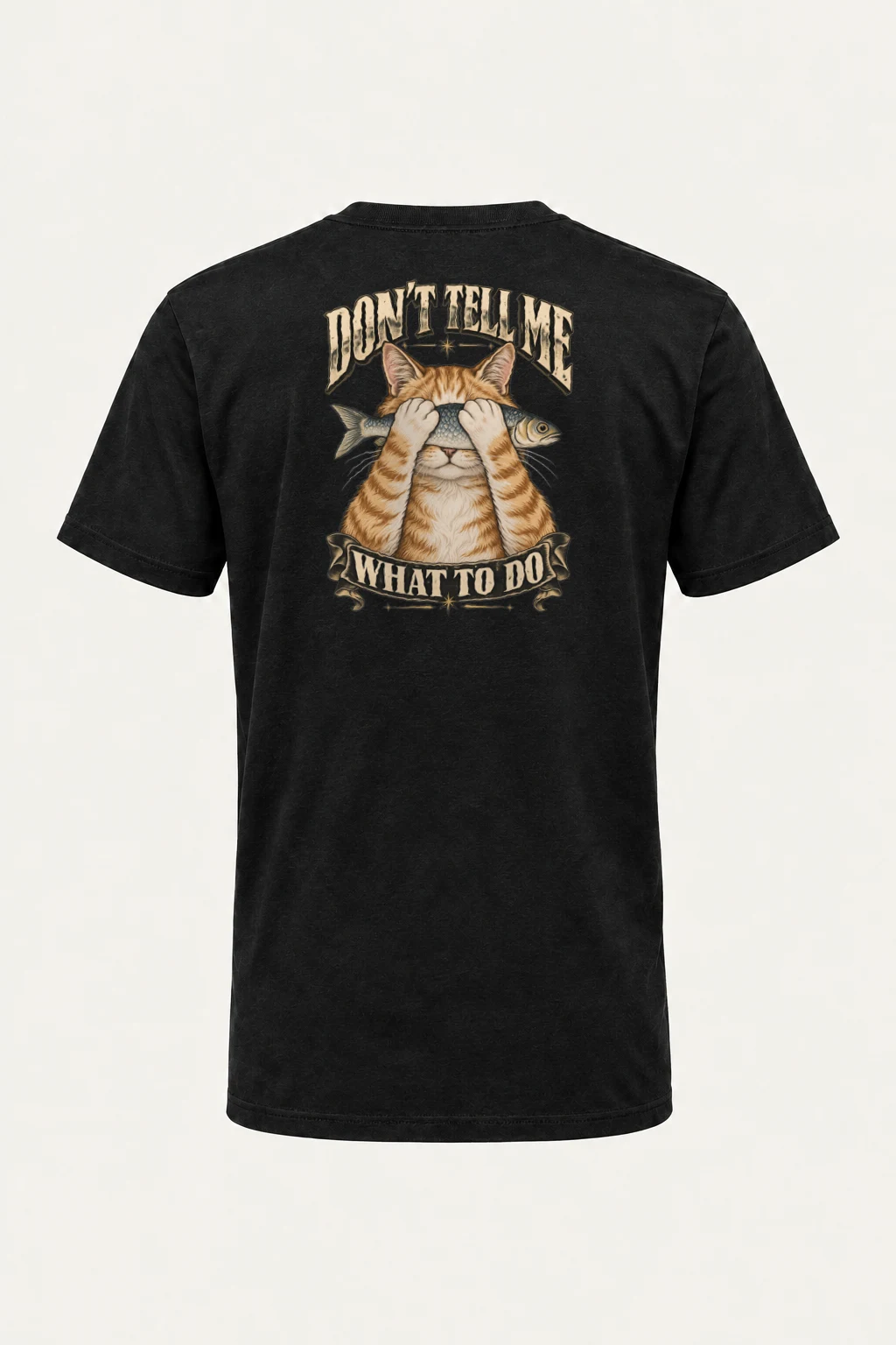 "Don't Tell Me What To Do" Heavyweight Unisex Crewneck T-shirt | Gildan 5000
