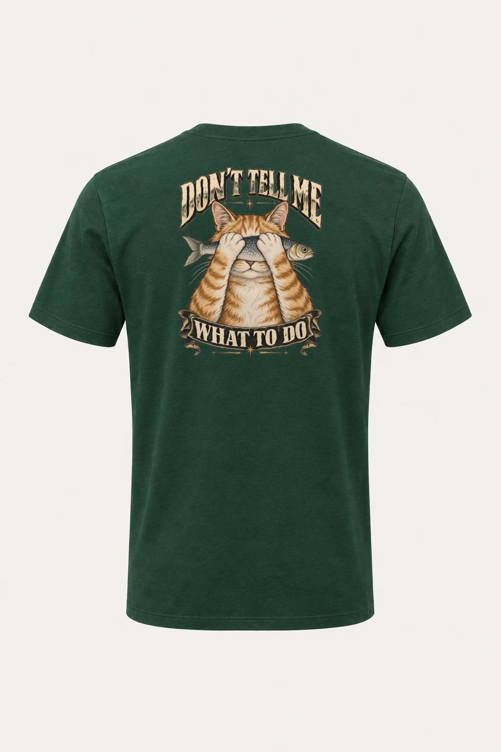 "Don't Tell Me What To Do" Heavyweight Unisex Crewneck T-shirt | Gildan 5000