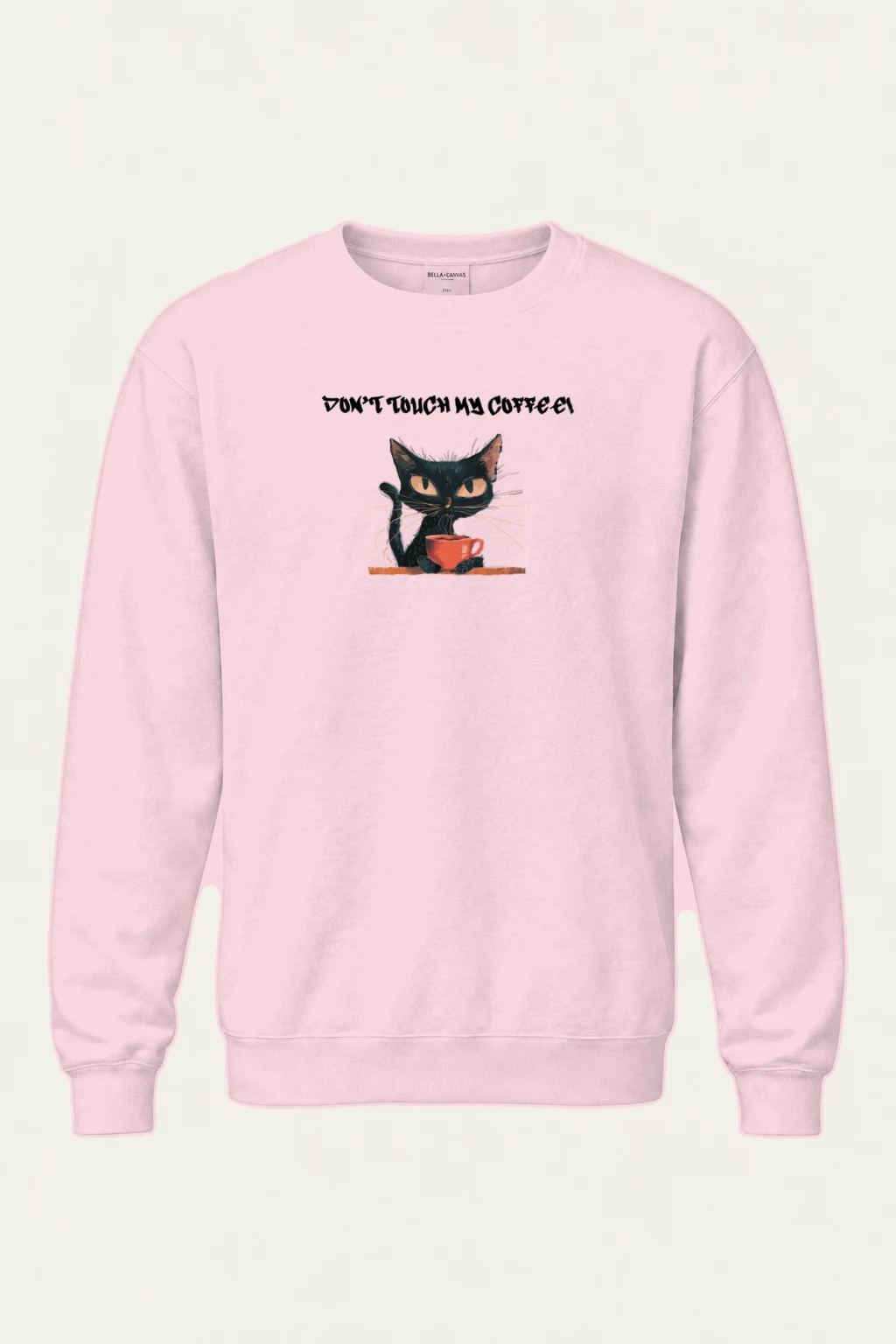 "Don't Touch My Coffee" Heavy Blend Unisex Crewneck Sweatshirt | Gildan 18000