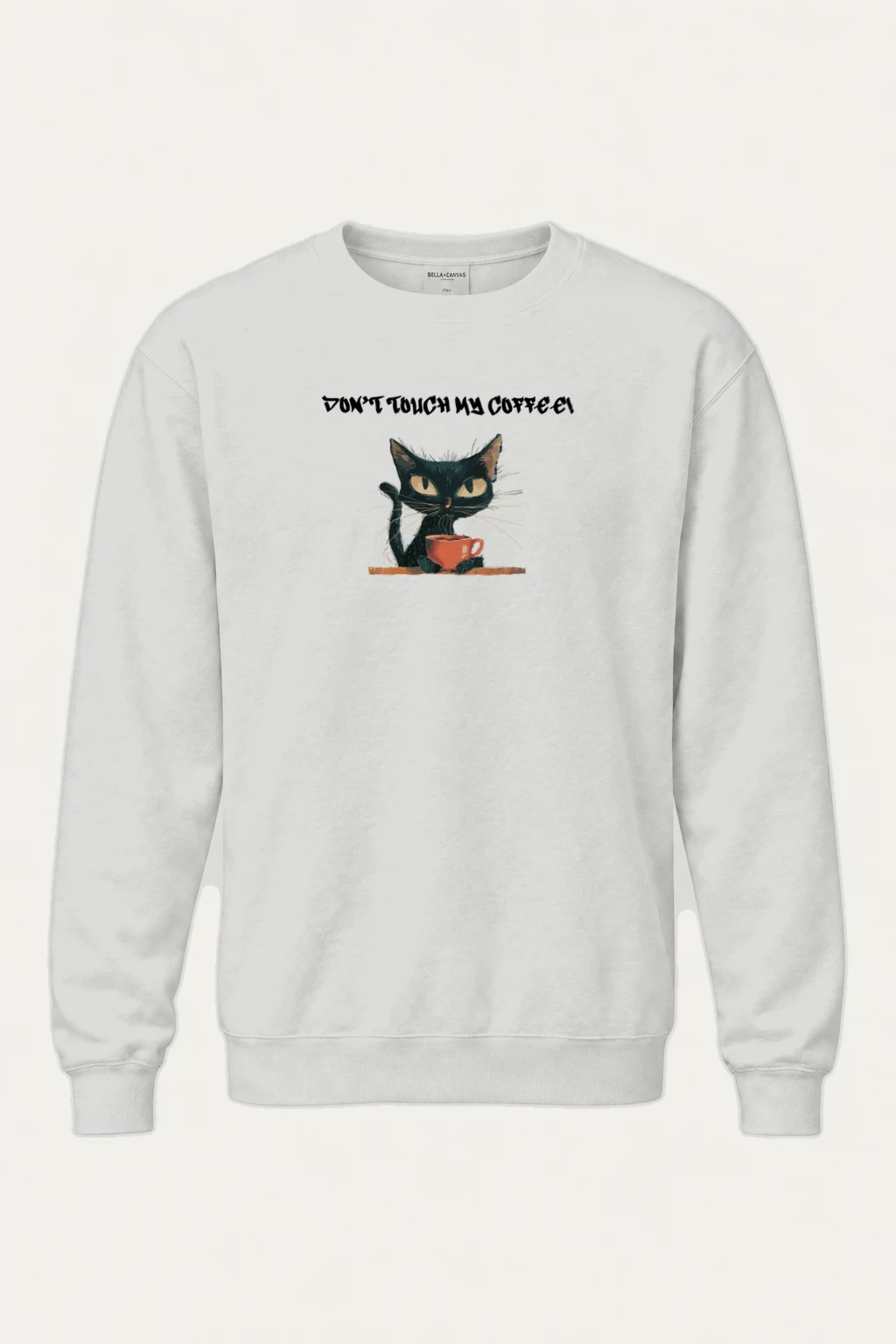 "Don't Touch My Coffee" Heavy Blend Unisex Crewneck Sweatshirt | Gildan 18000