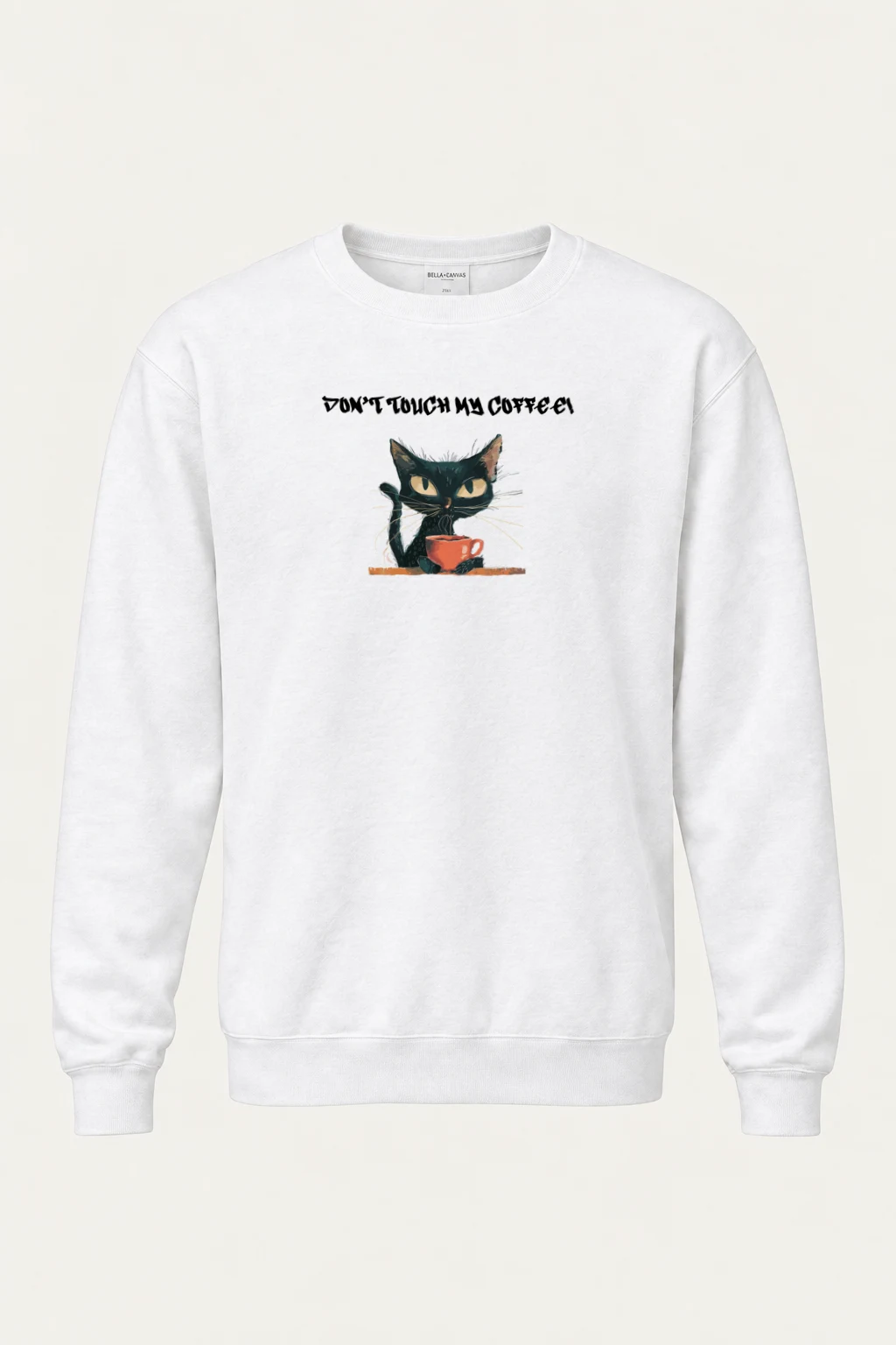 "Don't Touch My Coffee" Heavy Blend Unisex Crewneck Sweatshirt | Gildan 18000