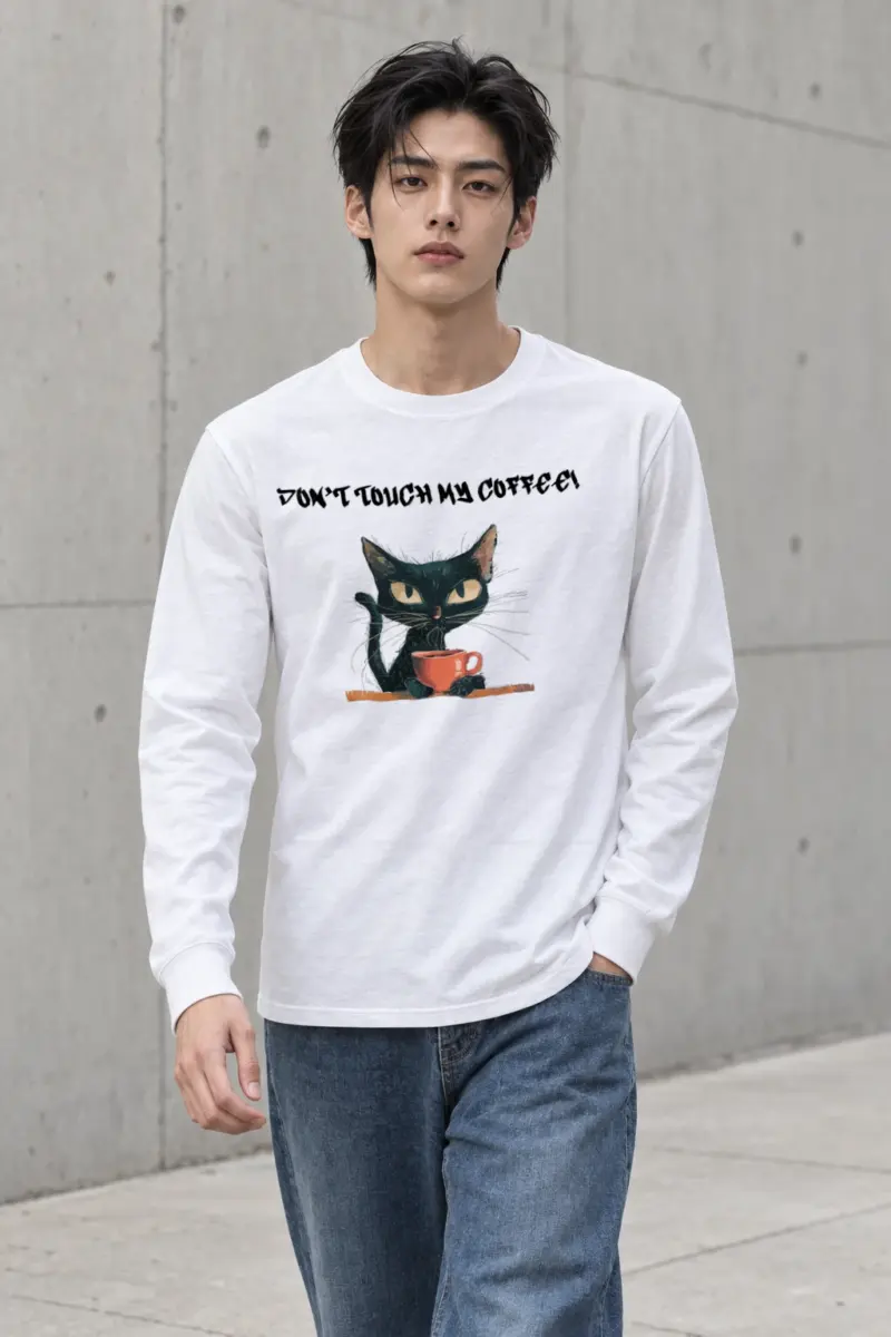 "Don't Touch My Coffee" Unisex Longsleeve T-shirt