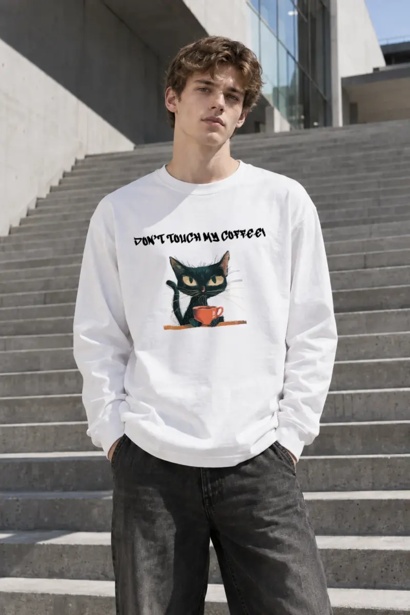 "Don't Touch My Coffee" Unisex Longsleeve T-shirt | Gildan 2400