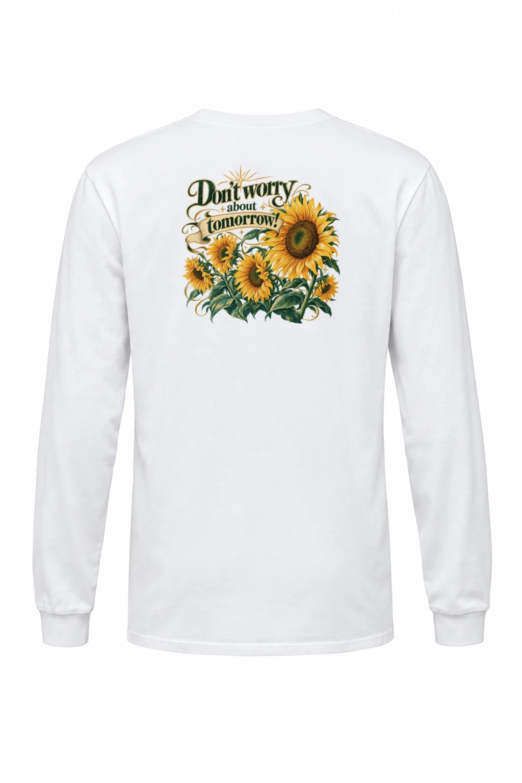 "Don't Worry Tomorrow" Unisex Longsleeve T-shirt | Gildan 2400
