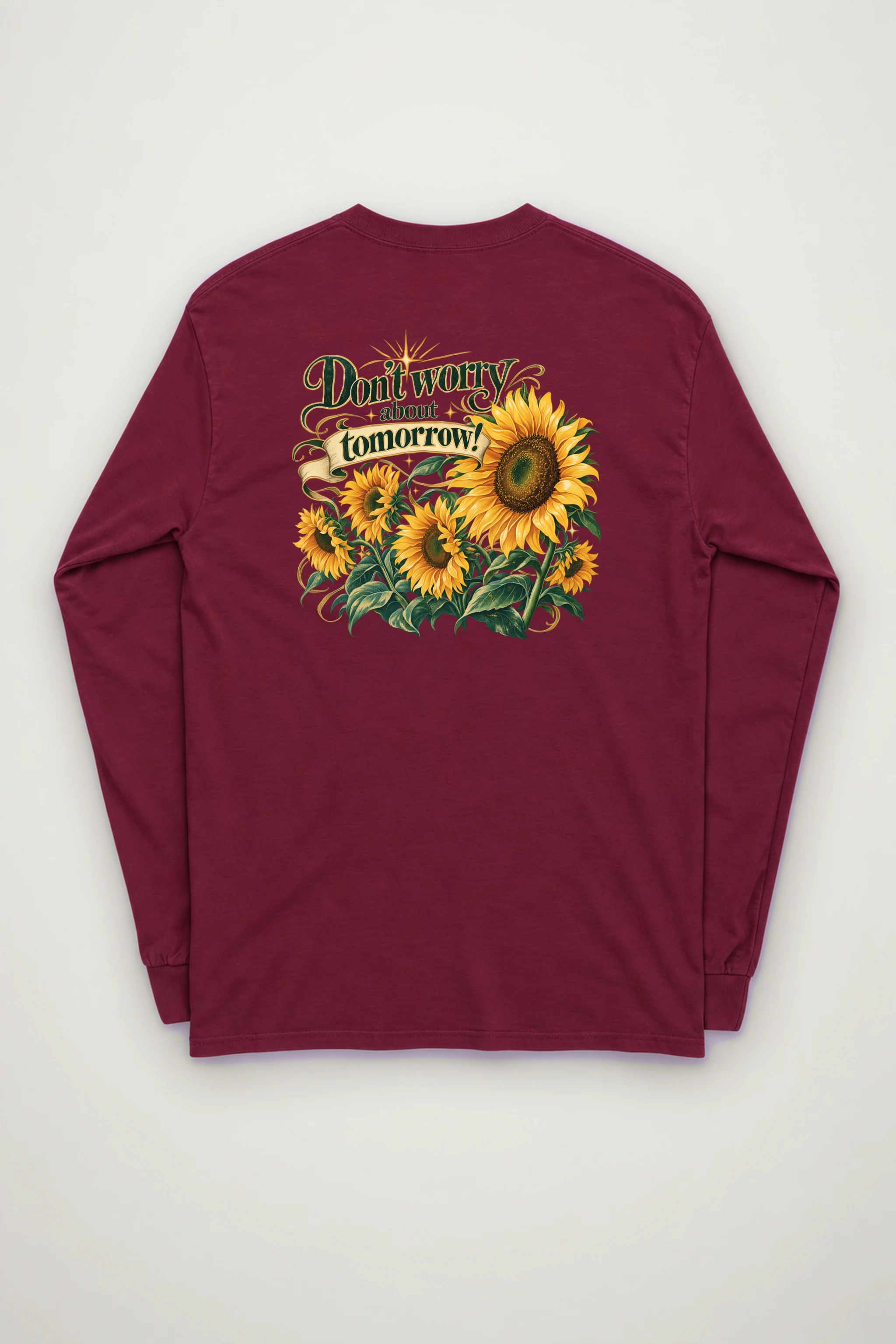 "Don't Worry Tomorrow" Unisex Longsleeve T-shirt