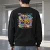 "Doodled Bear Faces" Heavy Blend Unisex Crewneck Sweatshirt