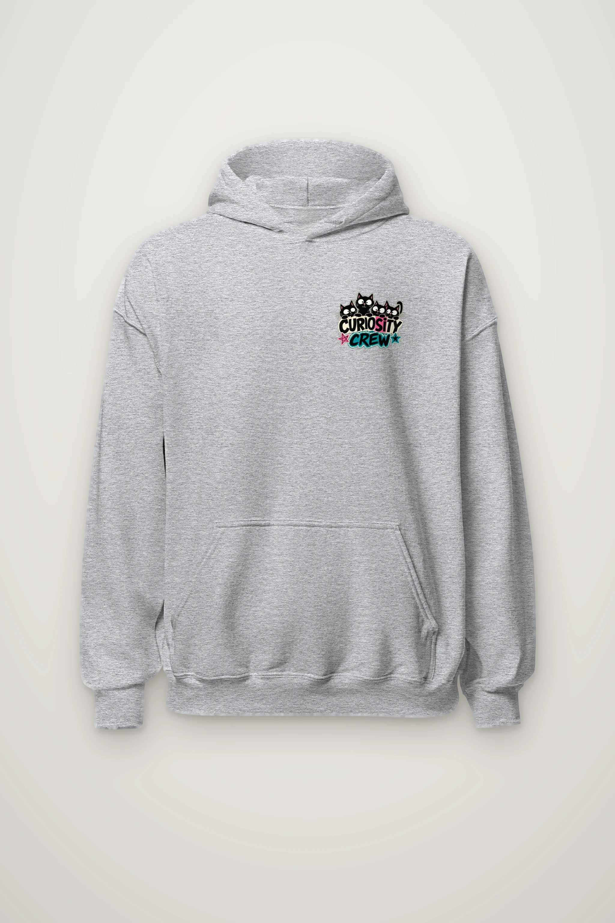 "Doorway Black Cat Trio" Heavy Blend Unisex Pullover Hoodie