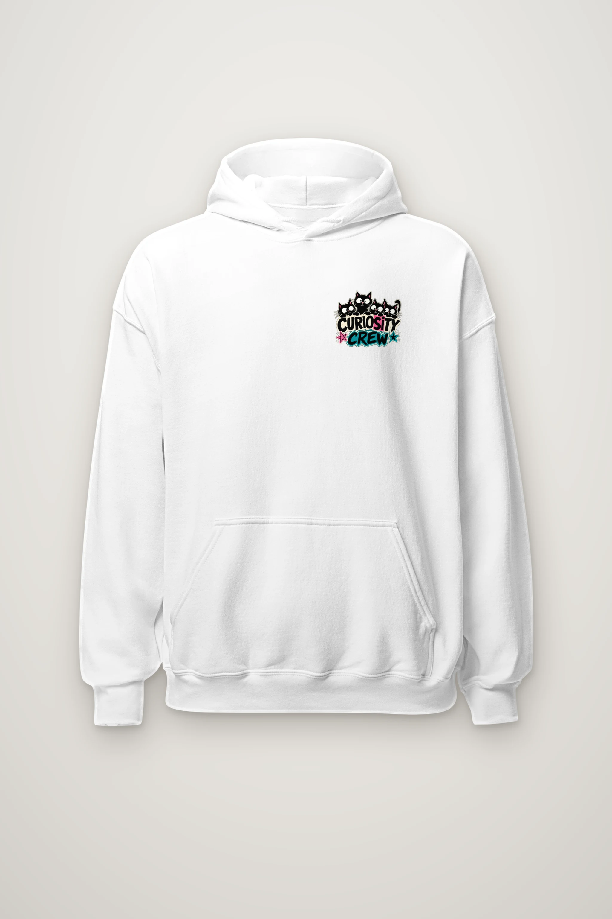"Doorway Black Cat Trio" Heavy Blend Unisex Pullover Hoodie