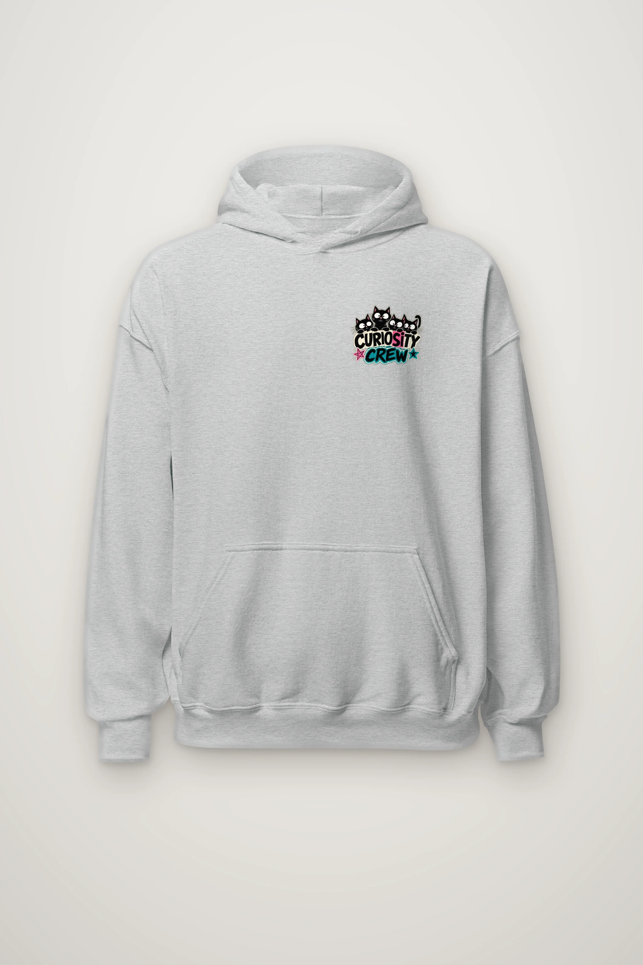 "Doorway Black Cat Trio" Heavy Blend Unisex Pullover Hoodie