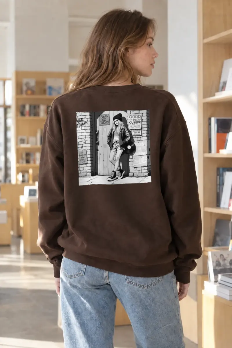 "Doorway Mood" Heavy Blend Unisex Crewneck Sweatshirt | Gildan 18000