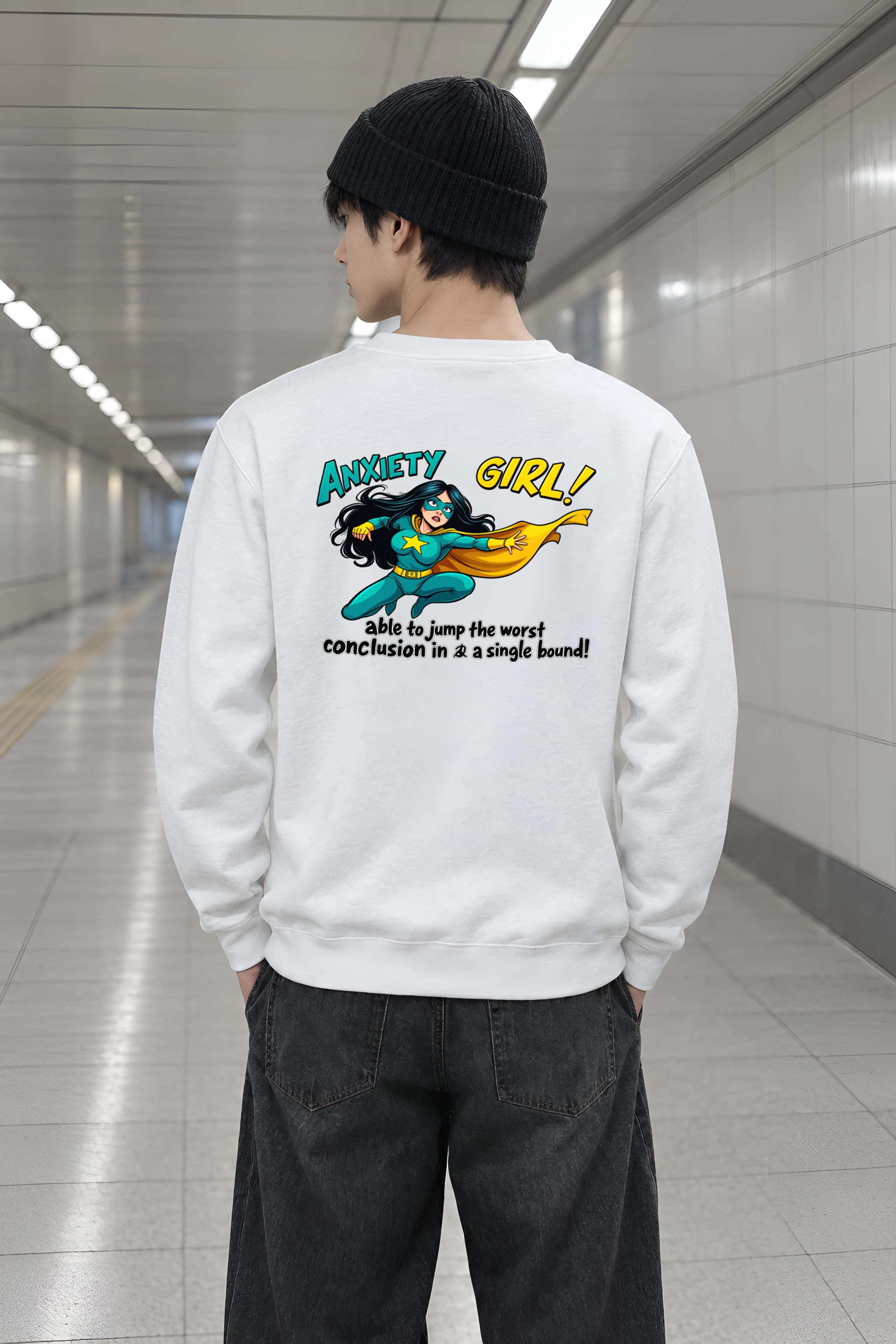 "Doubt Defier" Heavy Blend Unisex Crewneck Sweatshirt