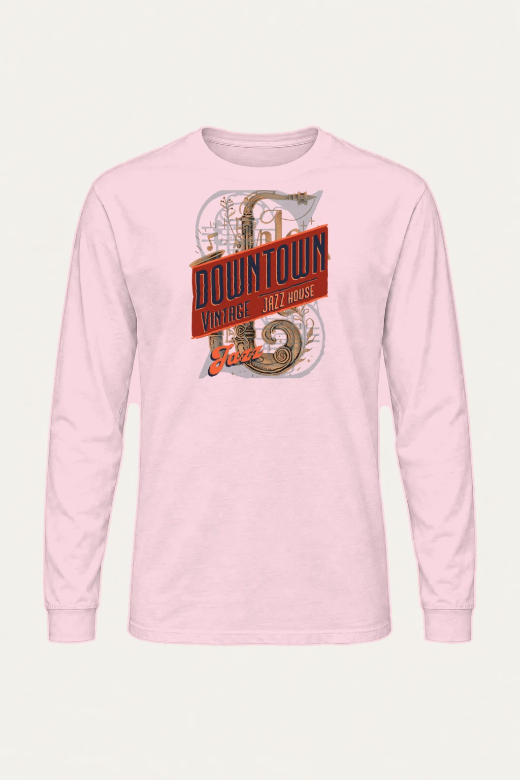 "Downtown Jazz House" Unisex Longsleeve T-shirt | Gildan 2400