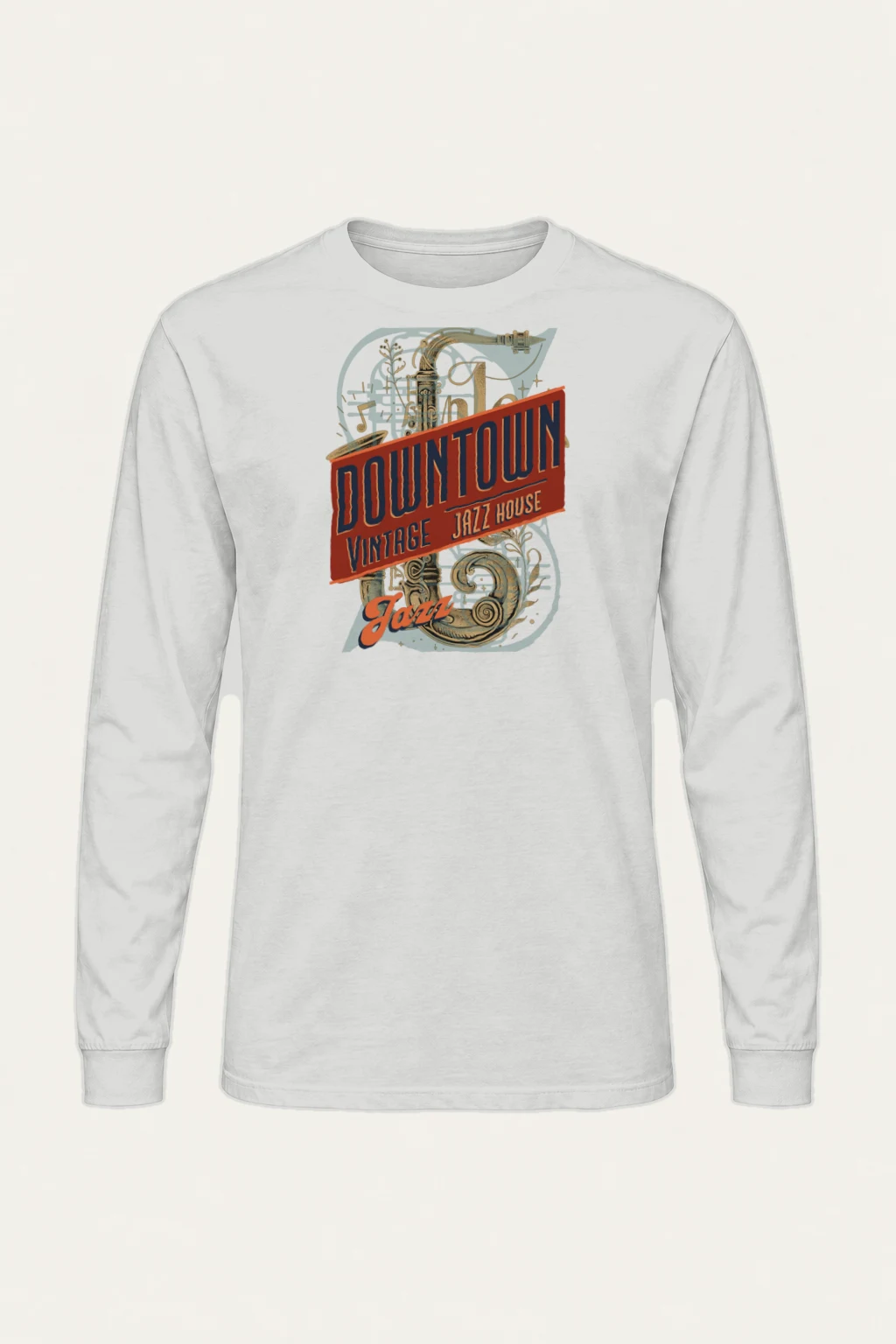 "Downtown Jazz House" Unisex Longsleeve T-shirt | Gildan 2400