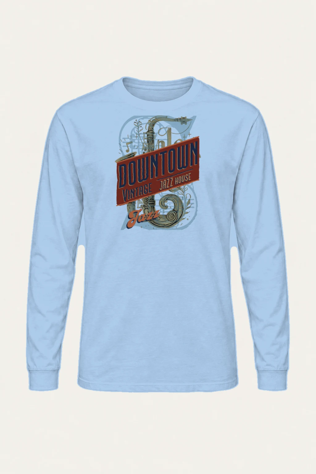 "Downtown Jazz House" Unisex Longsleeve T-shirt | Gildan 2400