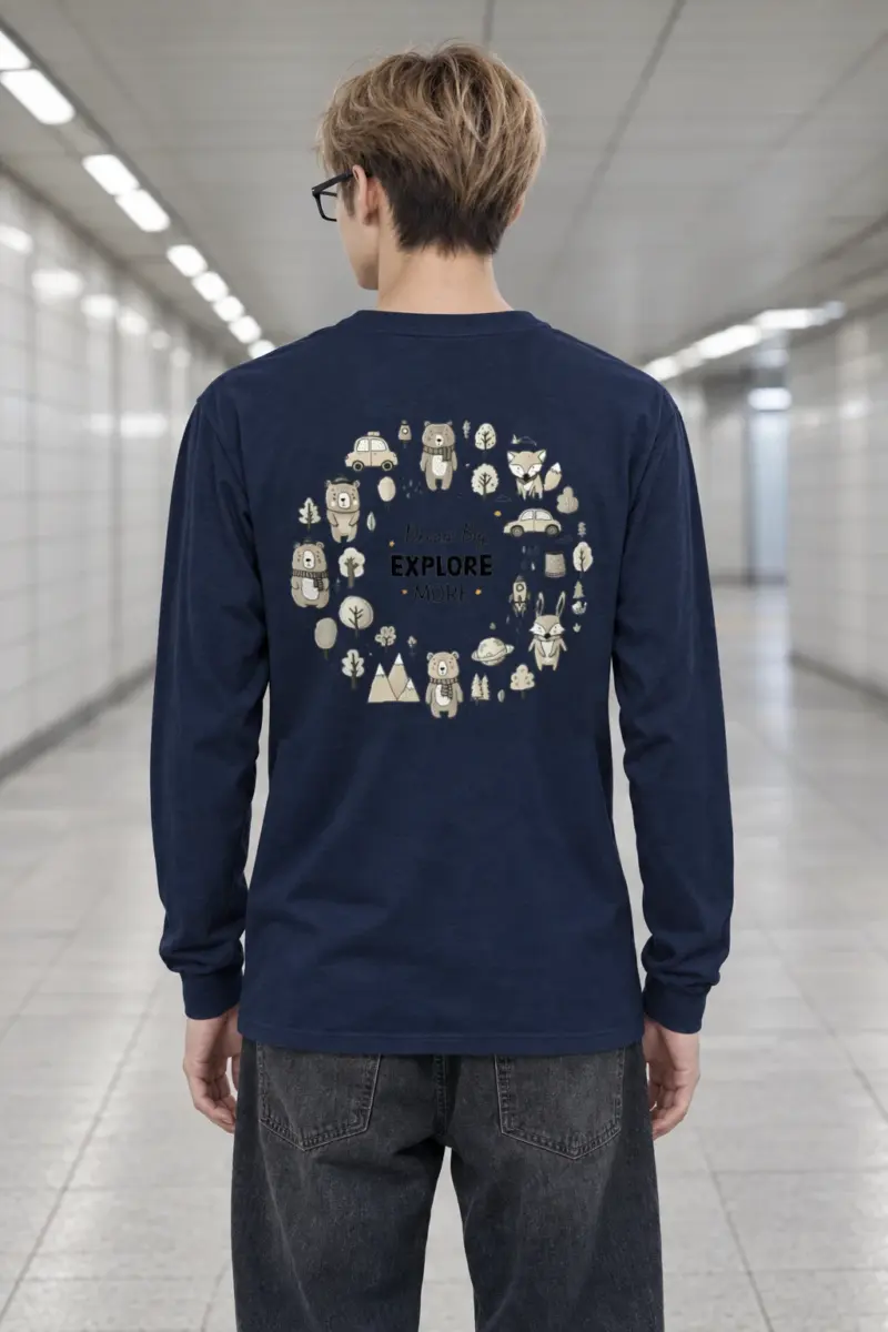 "Dream Big Explore More" Unisex Longsleeve T-shirt