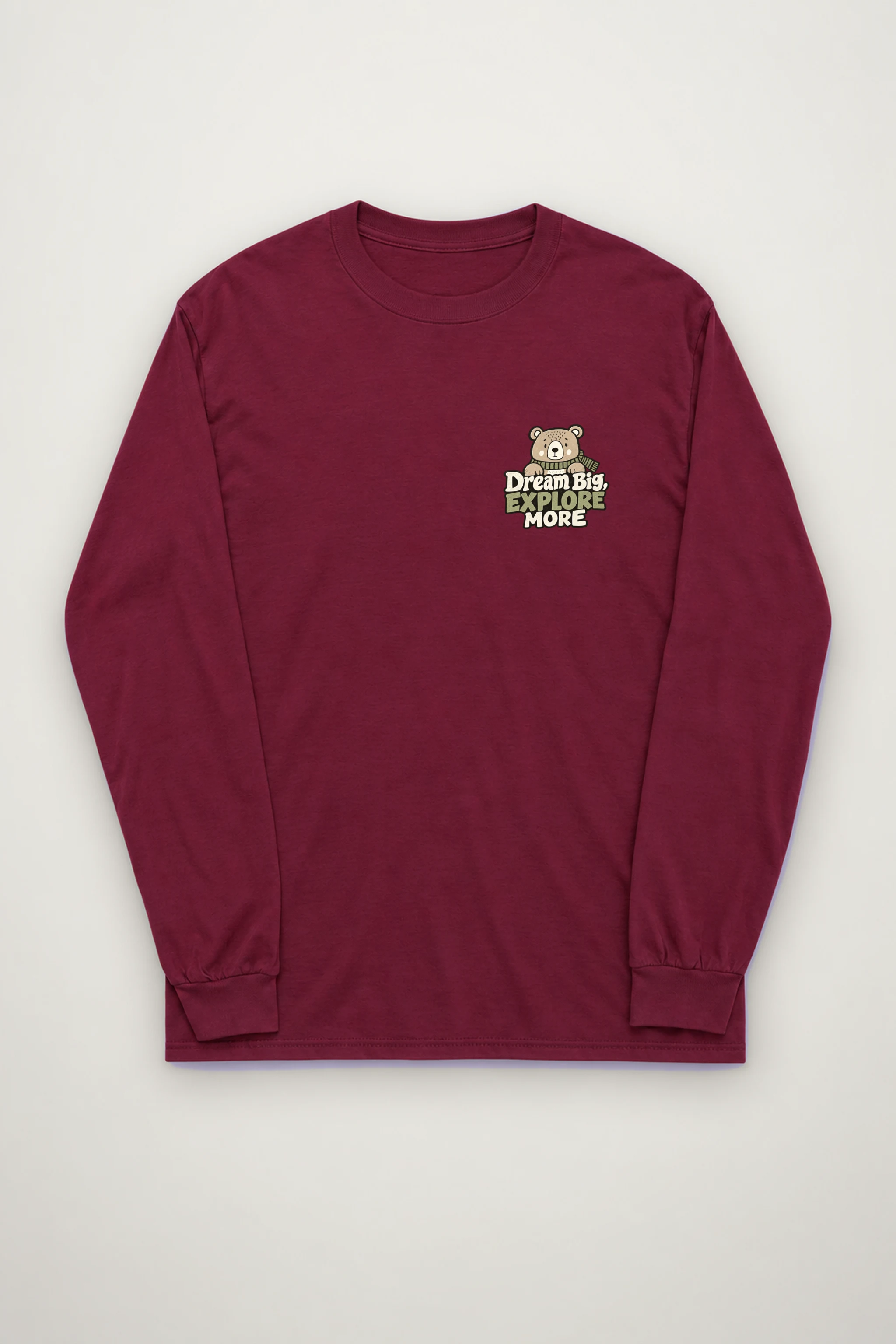 "Dream Big Explore More" Unisex Longsleeve T-shirt