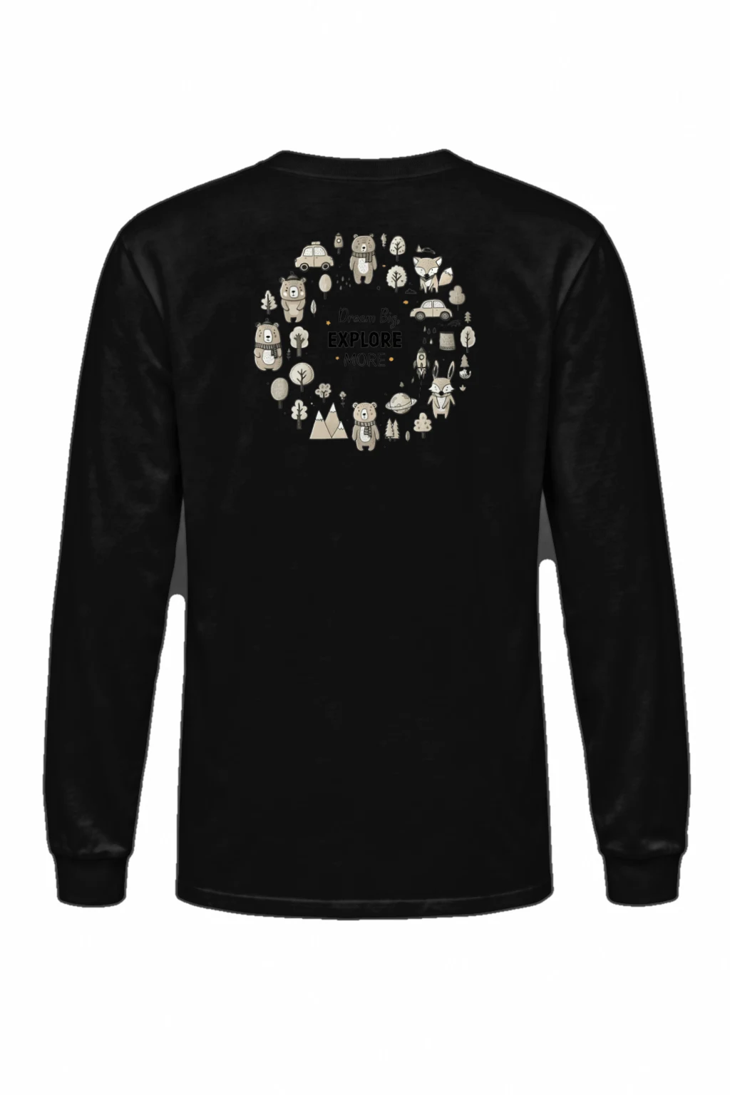 "Dream Big Explore More" Unisex Longsleeve T-shirt | Gildan 2400