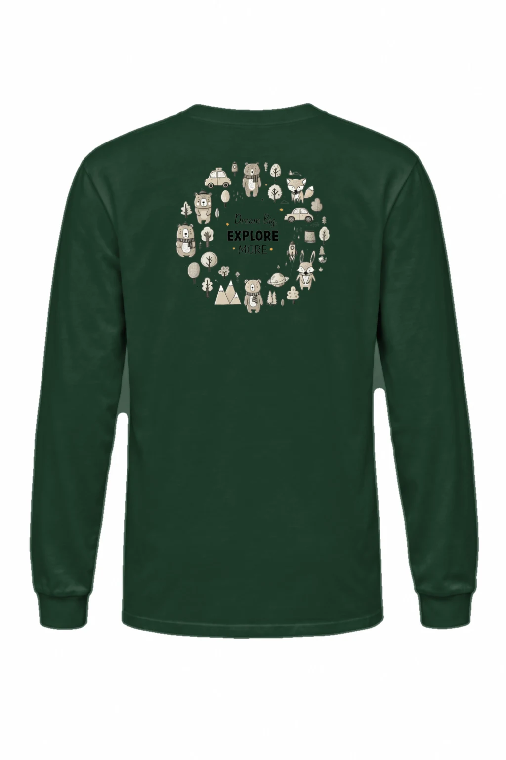 "Dream Big Explore More" Unisex Longsleeve T-shirt | Gildan 2400