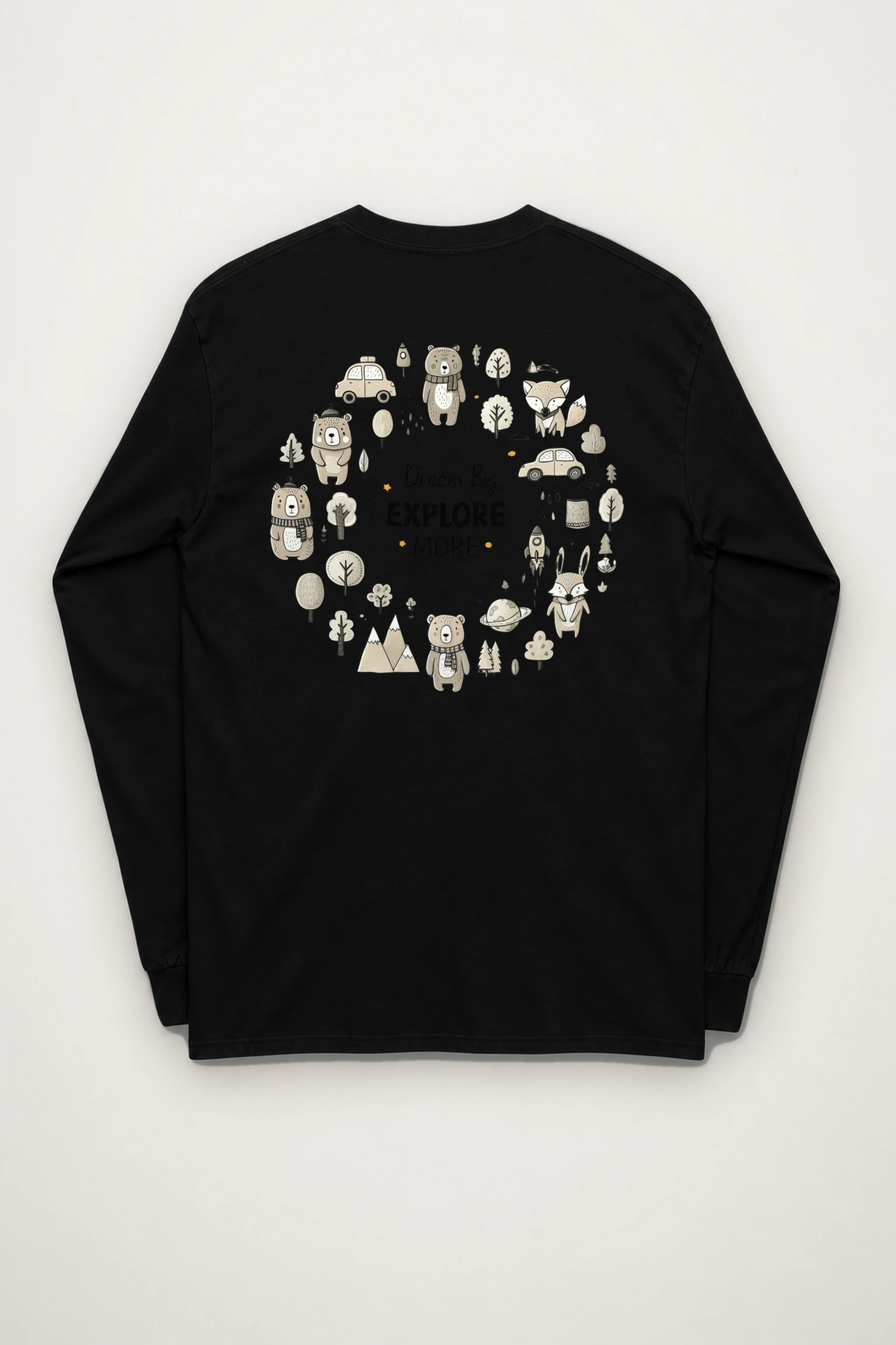 "Dream Big Explore More" Unisex Longsleeve T-shirt