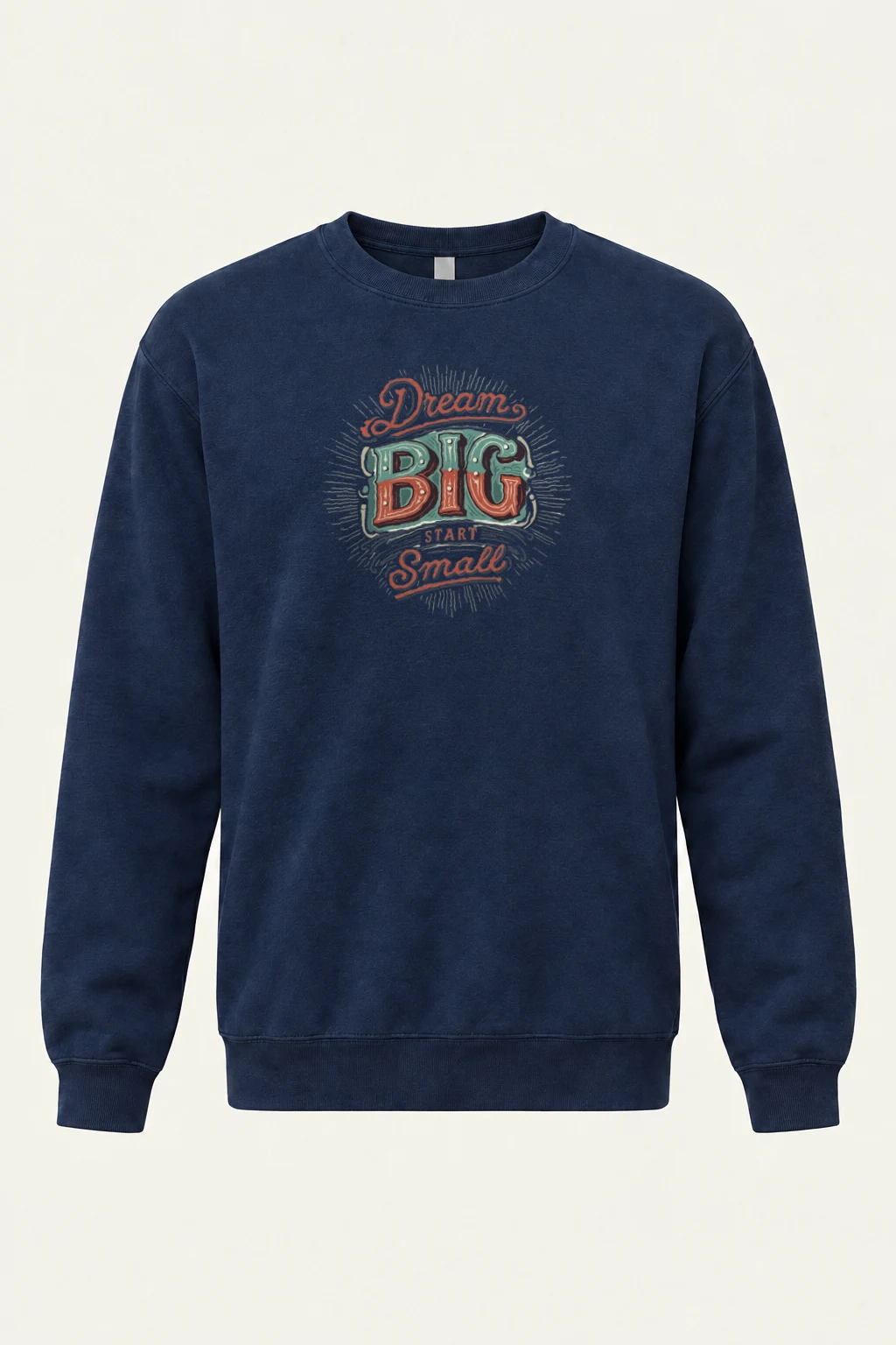"Dream Big Start Small" Heavy Blend Unisex Crewneck Sweatshirt | Gildan 18000