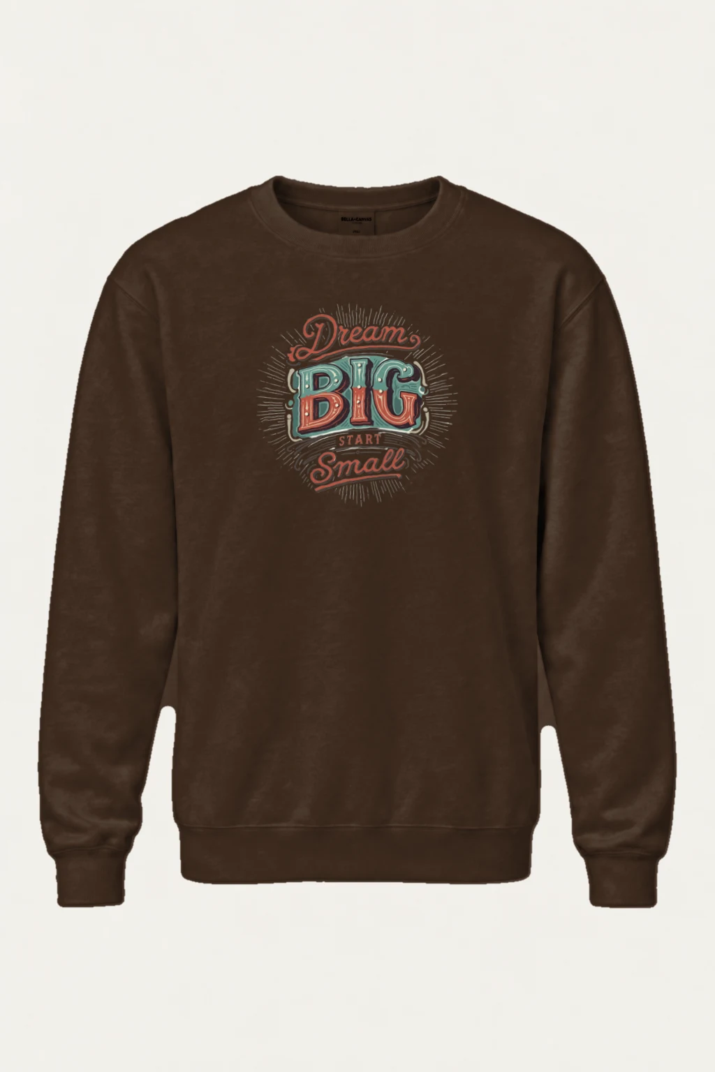 "Dream Big Start Small" Heavy Blend Unisex Crewneck Sweatshirt | Gildan 18000