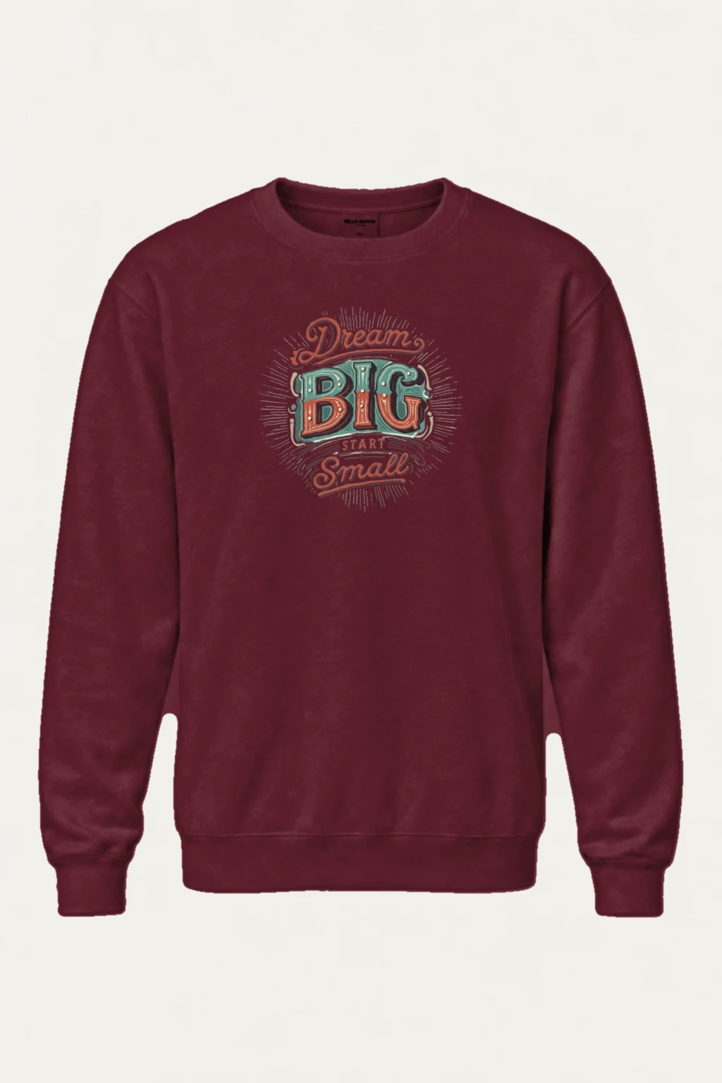 "Dream Big Start Small" Heavy Blend Unisex Crewneck Sweatshirt | Gildan 18000