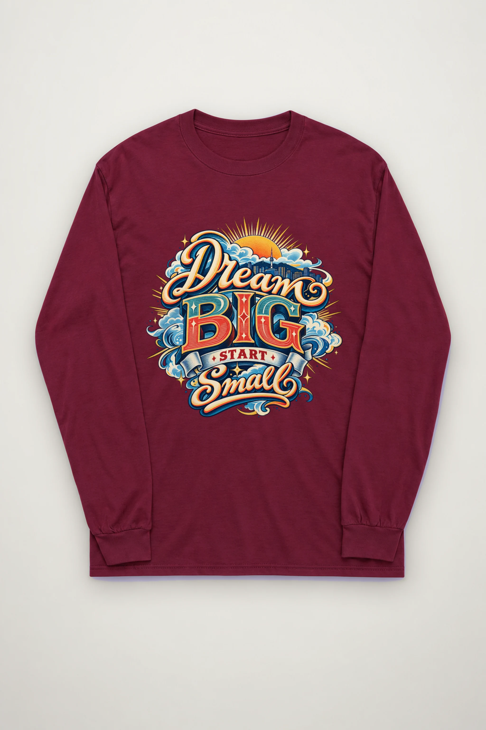 "Dream BIG Start Small" Unisex Longsleeve T-shirt