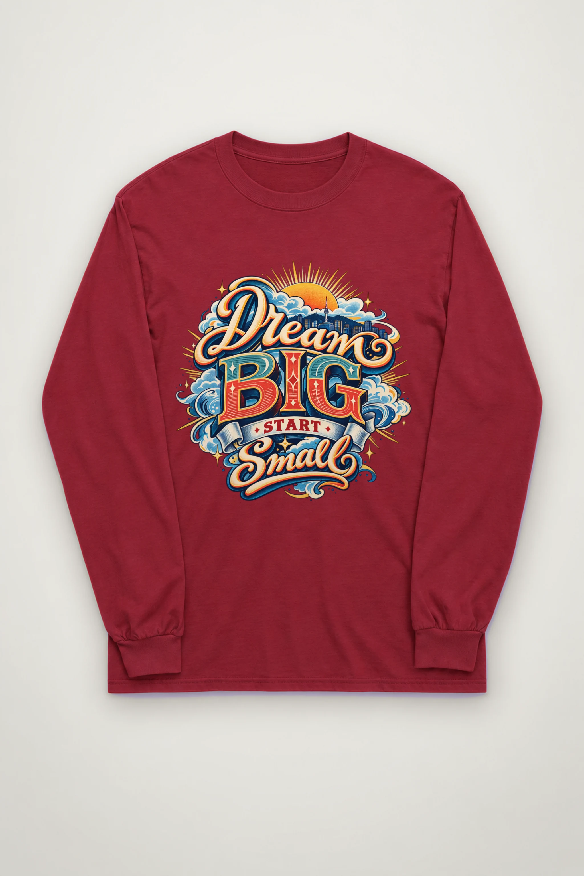"Dream BIG Start Small" Unisex Longsleeve T-shirt