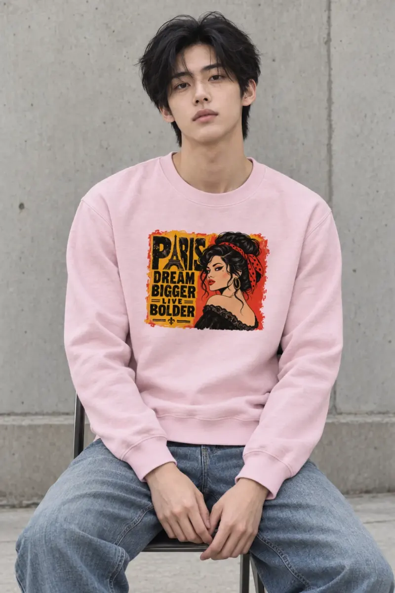 "Dream Bigger Paris" Heavy Blend Unisex Crewneck Sweatshirt
