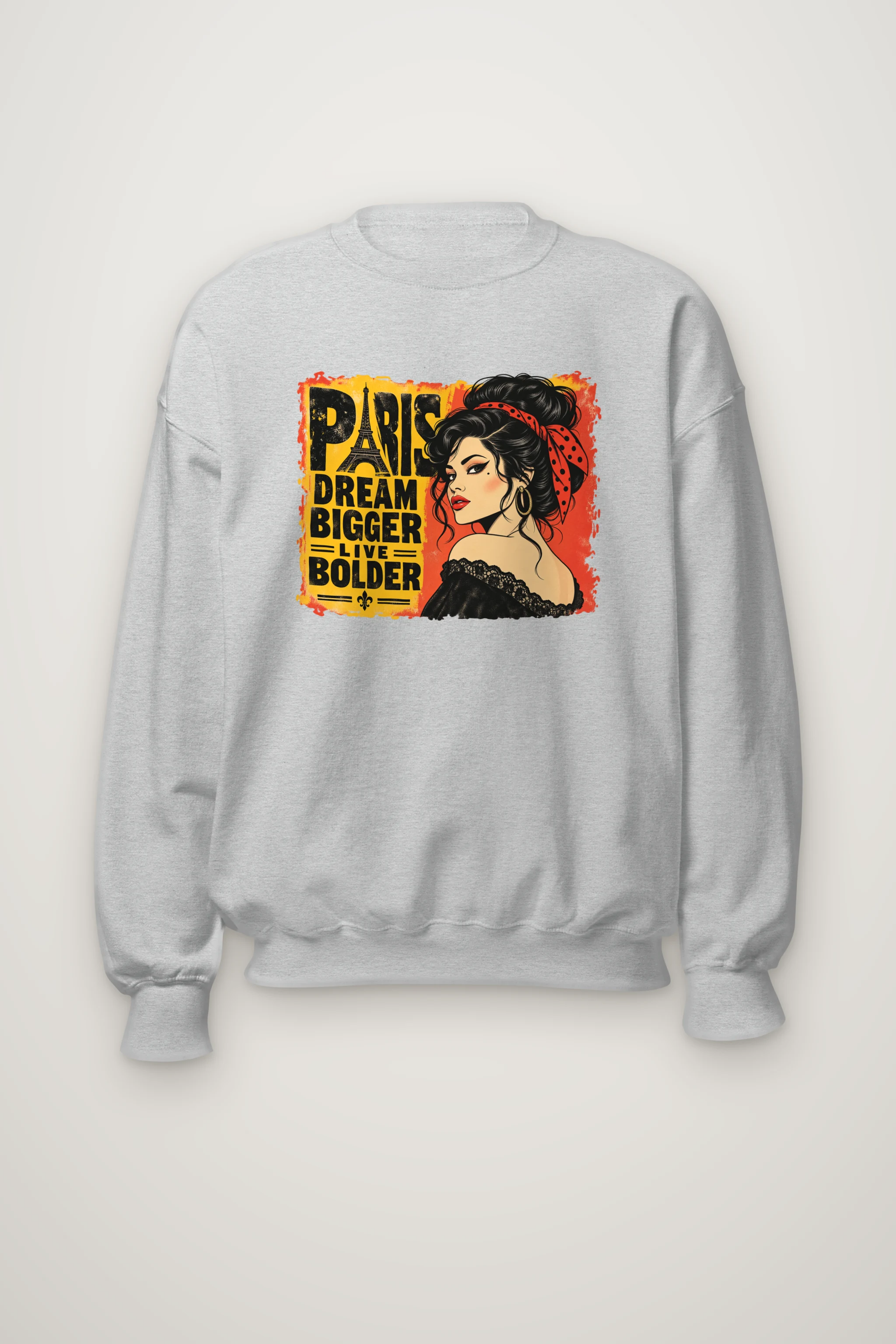 "Dream Bigger Paris" Heavy Blend Unisex Crewneck Sweatshirt
